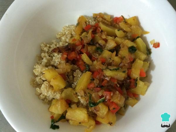 Receita de Quinoa com abacaxi - Passo 5