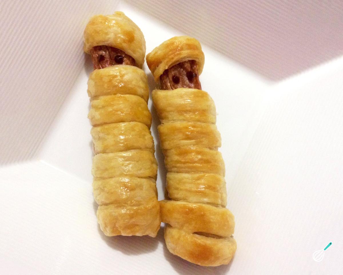 Receita de Enroladinho de salsicha para o Halloween