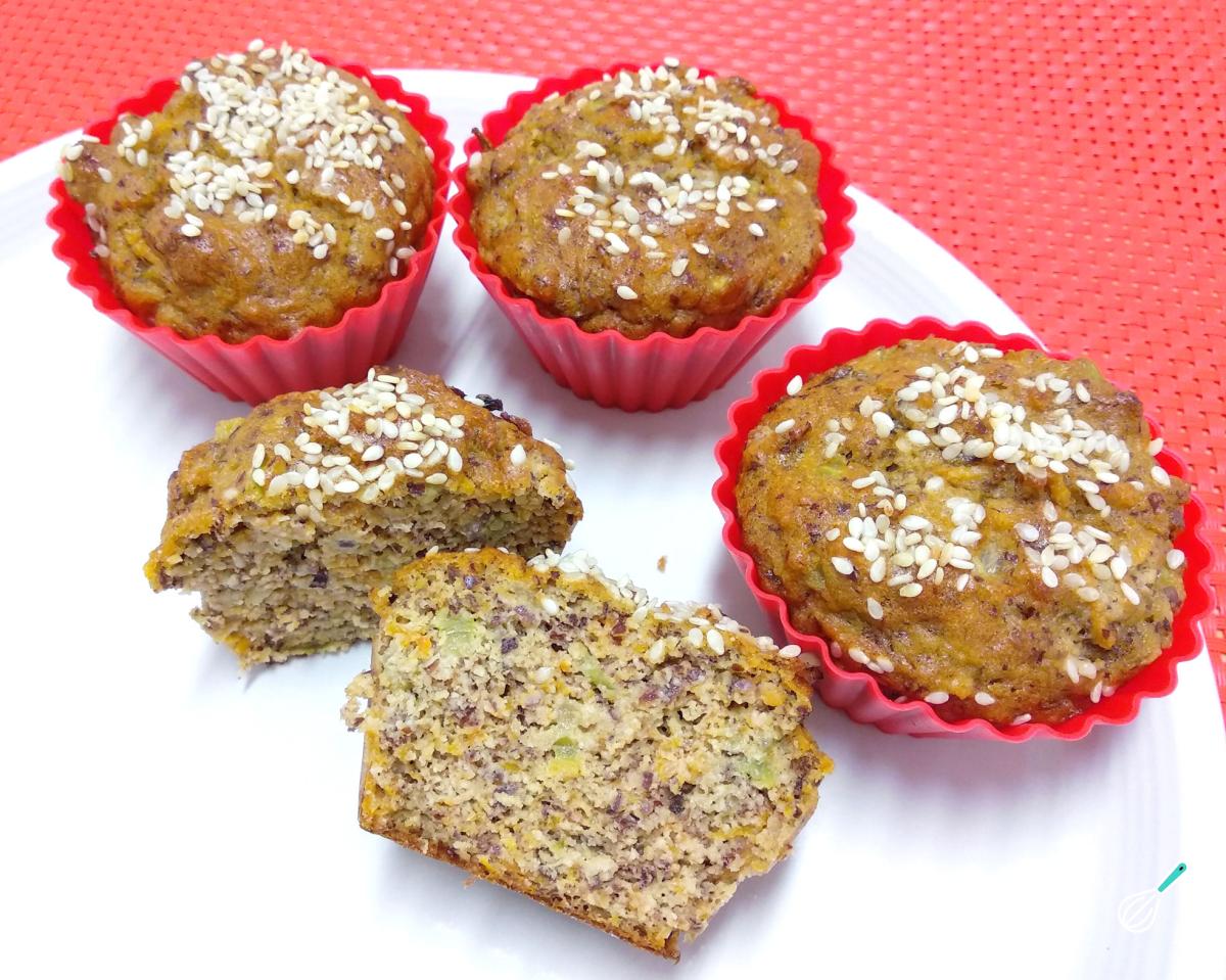 Receita de Muffin salgado fit