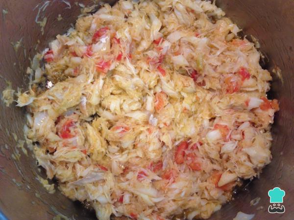 Receita de Torta de bacalhau com palmito - Passo 4