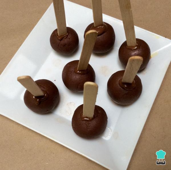 Receita de Cake-pops de Nutella - Passo 4