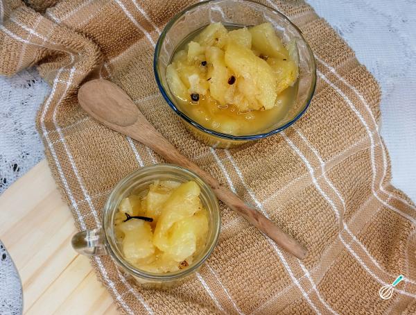 Receita de Doce de abacaxi simples