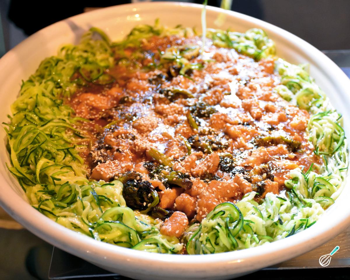 Receita de Macarrão de abobrinha fit