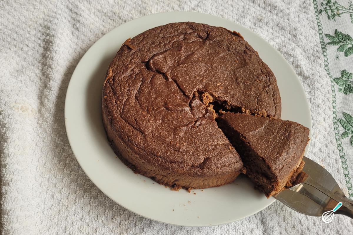 Receita de Bolo de chocolate fit de liquidificador