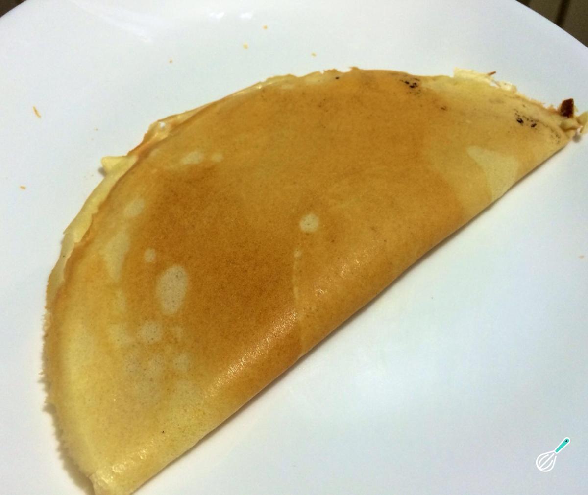 Receita de Crepes salgados de presunto e queijo