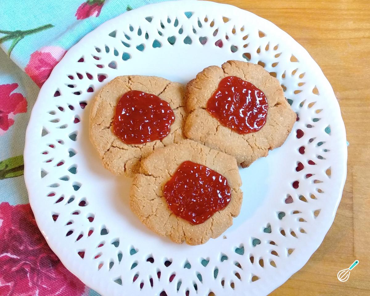 Receita de Biscoito de amendoim low carb