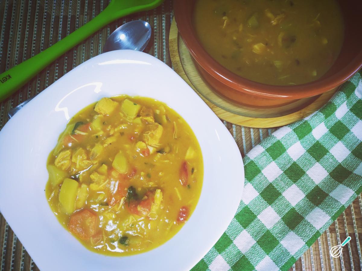 Receita de Caldo de legumes com frango