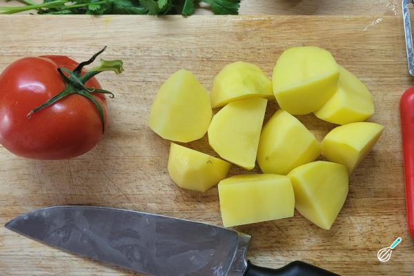 Receita de Torta de batata com sardinha - Passo 2