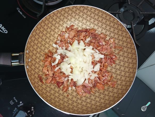 Receita de Cuscuz com charque - Passo 4