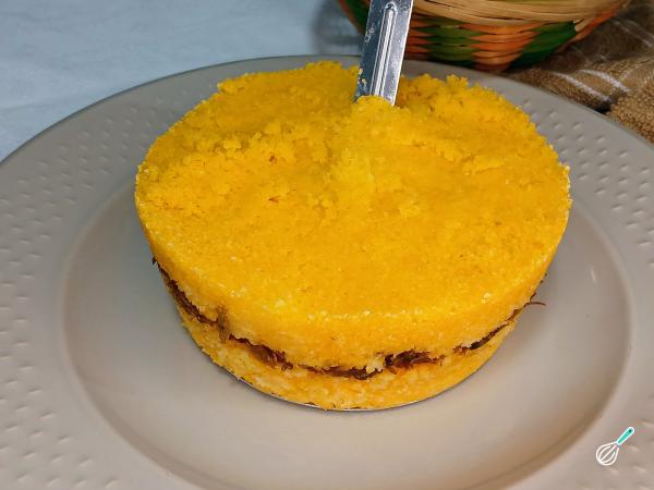 Receita de Cuscuz com charque - Passo 9