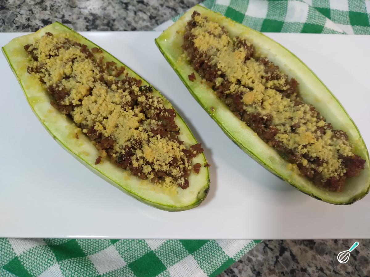 Receita de Abobrinha recheada com carne moída
