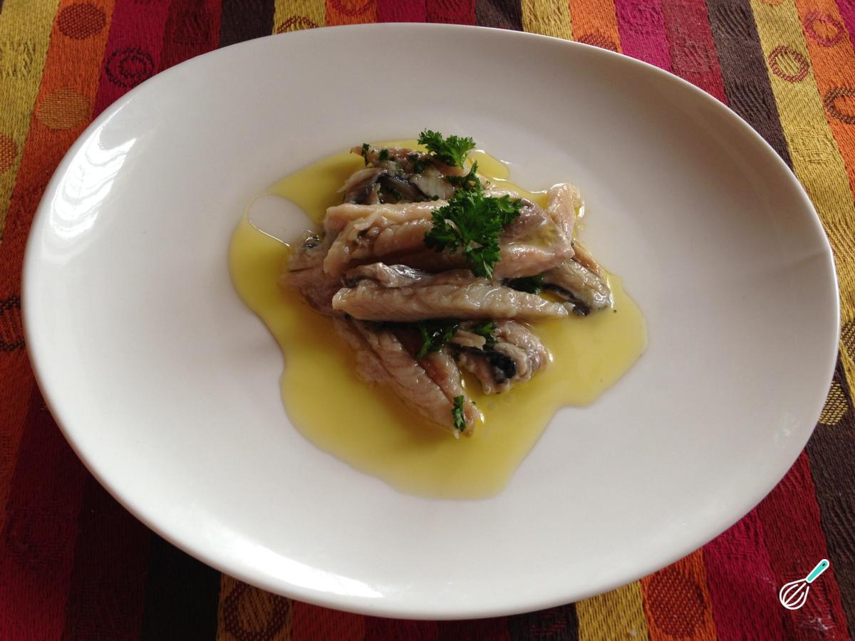 Receita de Anchovas em vinagre