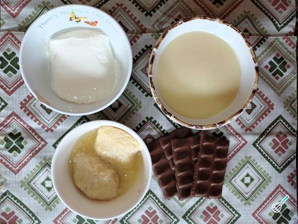 Receita de Creme de cupuaçu com chocolate - Passo 1