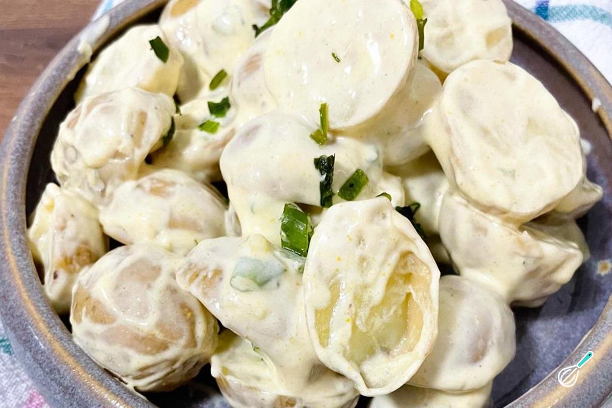 Receita de Salada de batata com creme de leite