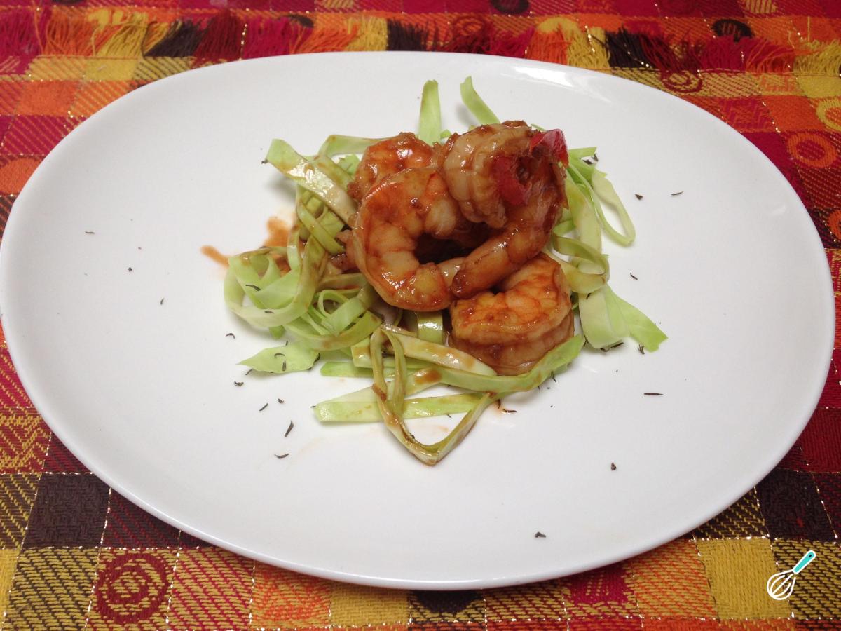 Receita de Camarão em molho de ostras