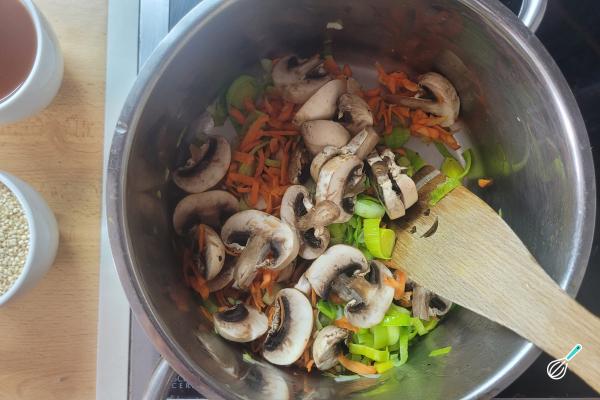 Receita de Risoto fitness - Passo 3