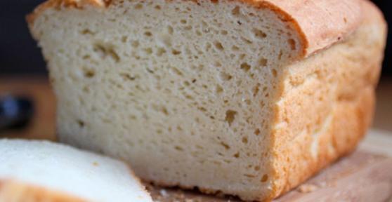 Receita de Pão de forma sem glúten