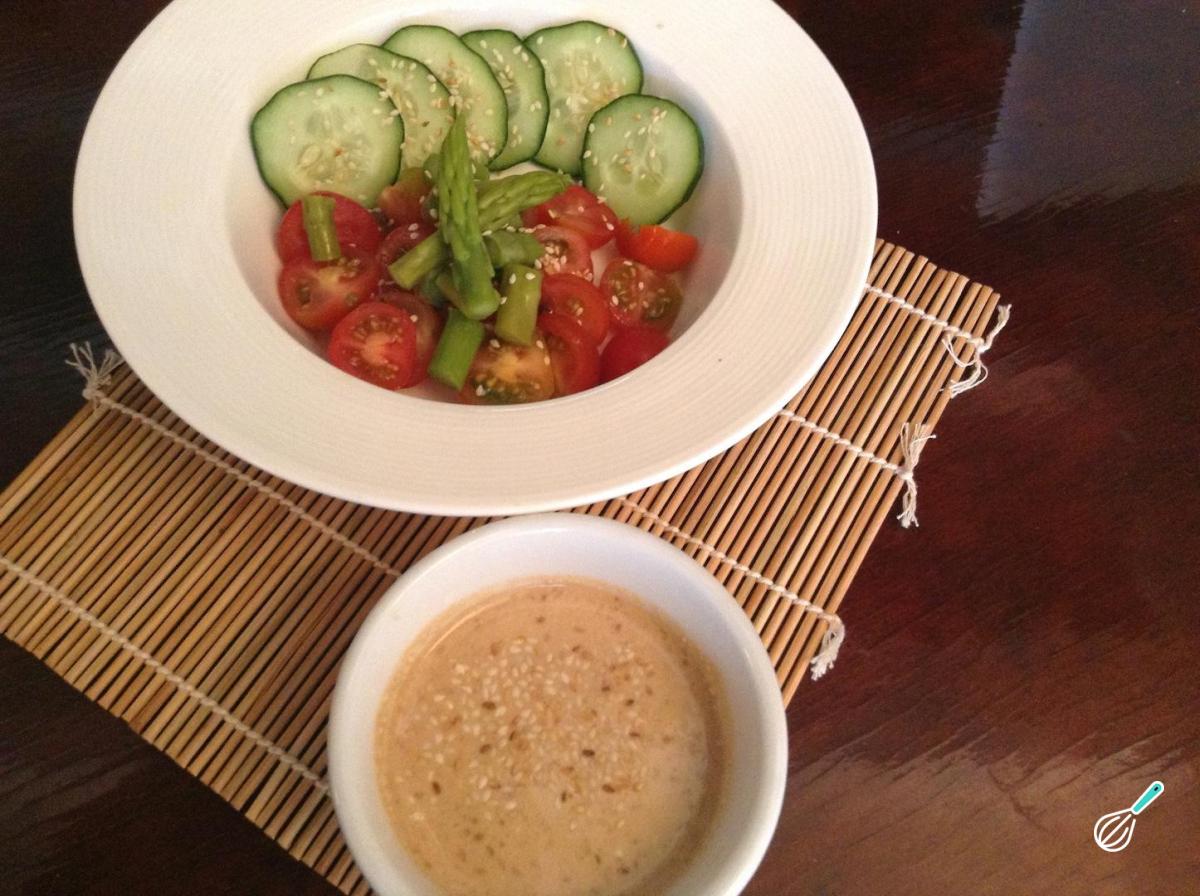 Receita de Salada de pepino com tomate