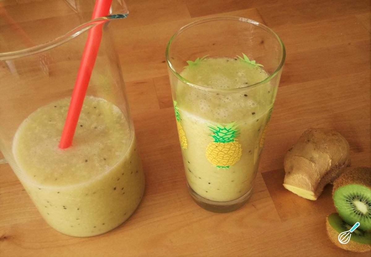 Smoothie de kiwi e banana