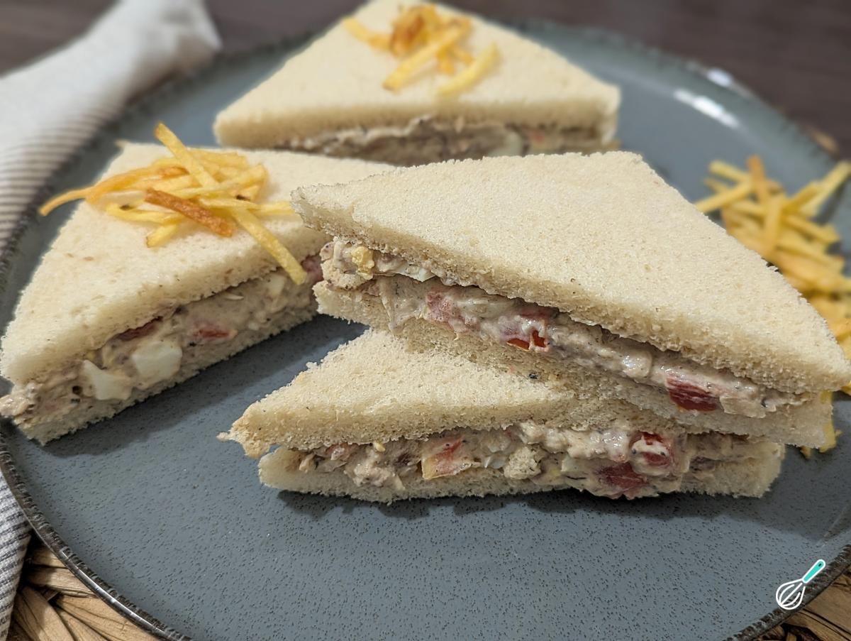 Receita de Sanduíche de sardinha