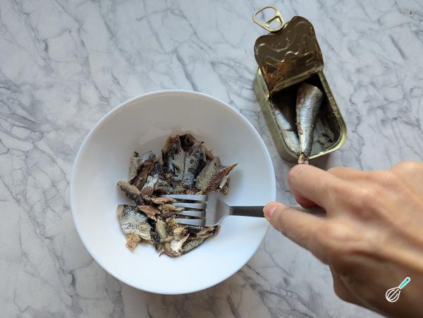 Receita de Sanduíche de sardinha - Passo 2