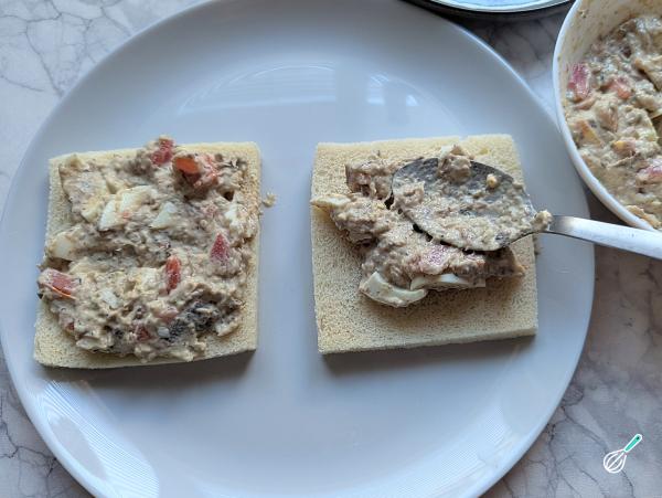 Receita de Sanduíche de sardinha - Passo 6
