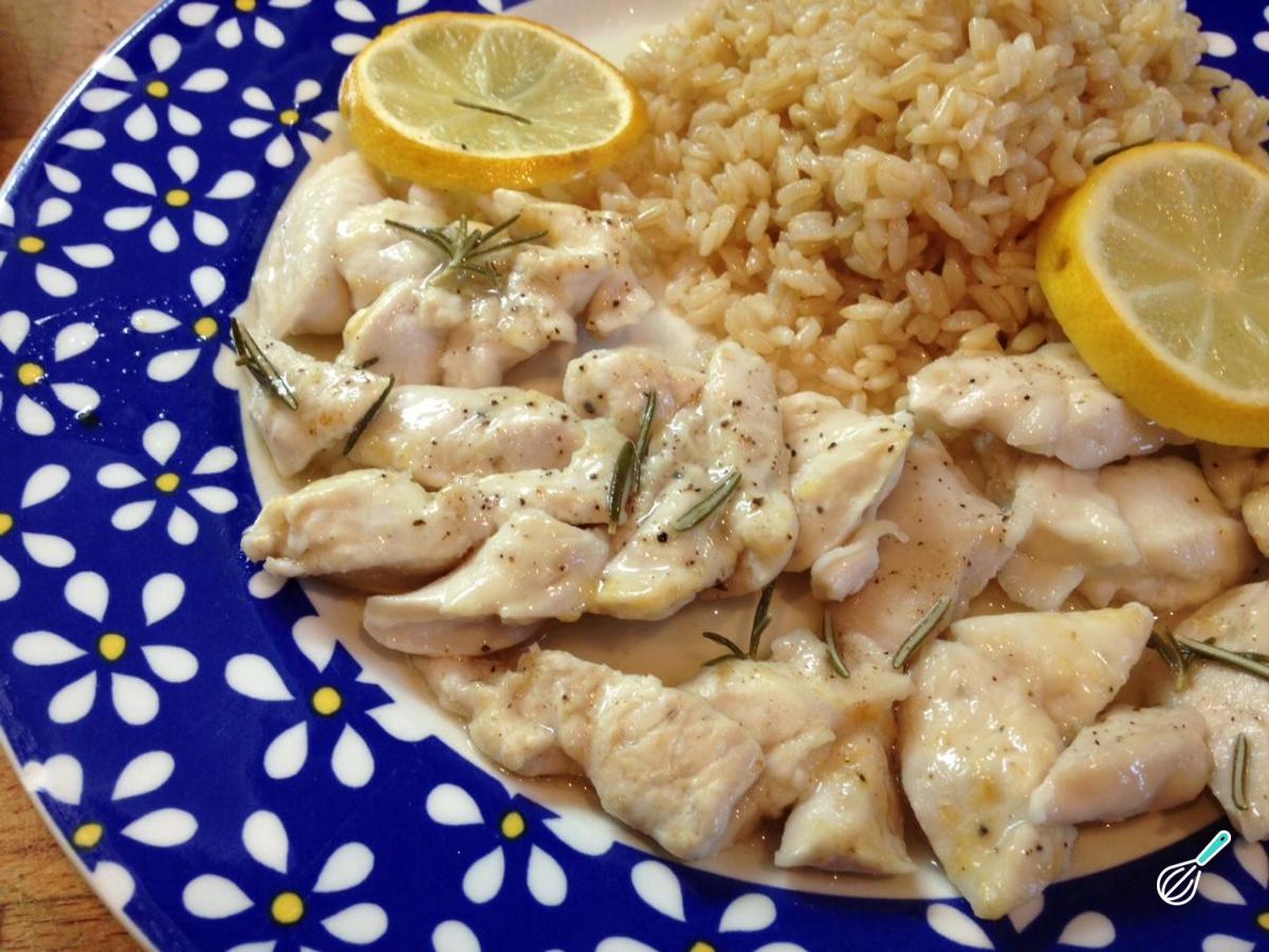 Receita de Frango marinado com limão