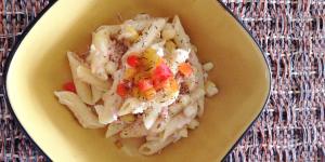Receita de Salada light de macarrão e atum