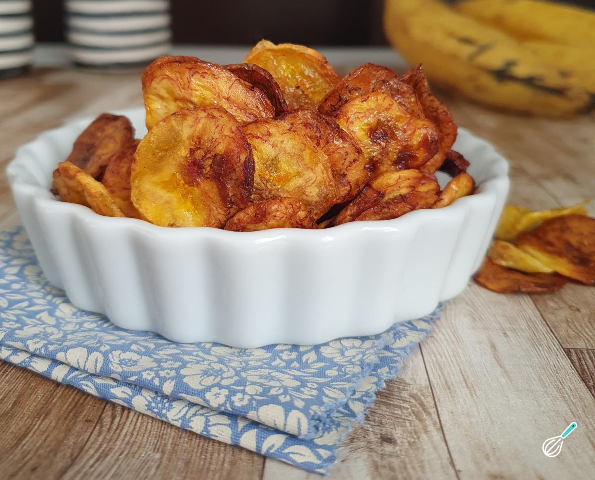 Receita de Chips de banana na airfryer