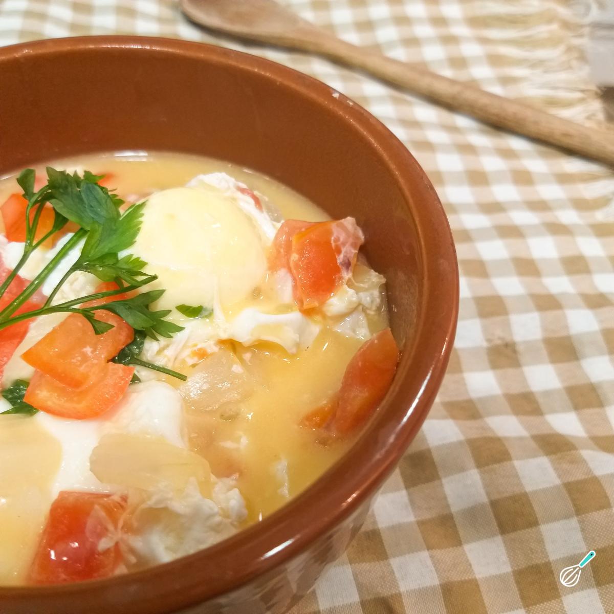 Receita de Moqueca de ovo simples