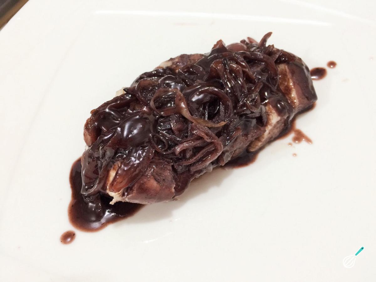 Receita de Frango ao vinho tinto