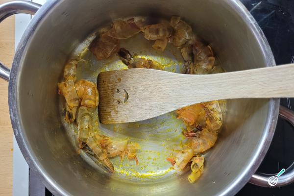 Receita de Camarão com batata - Passo 2