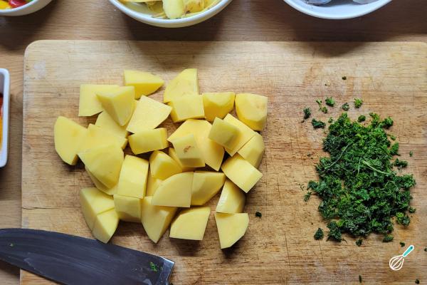 Receita de Camarão com batata - Passo 5