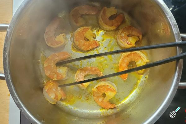 Receita de Camarão com batata - Passo 8