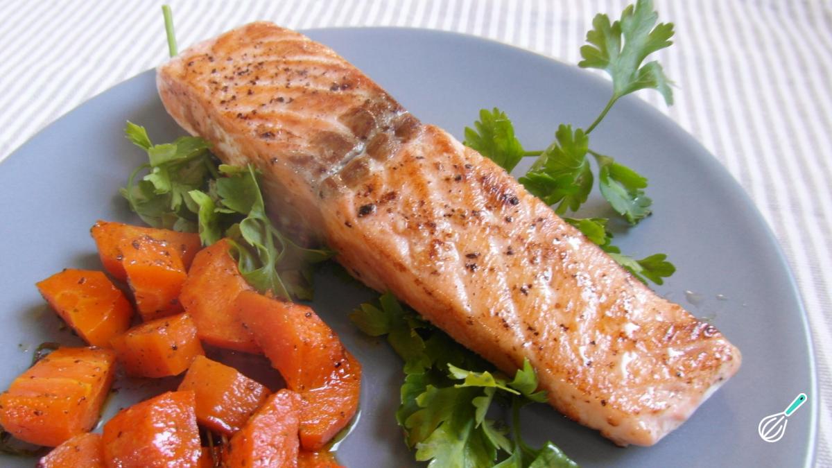 Receita de Salmão grelhado com laranja