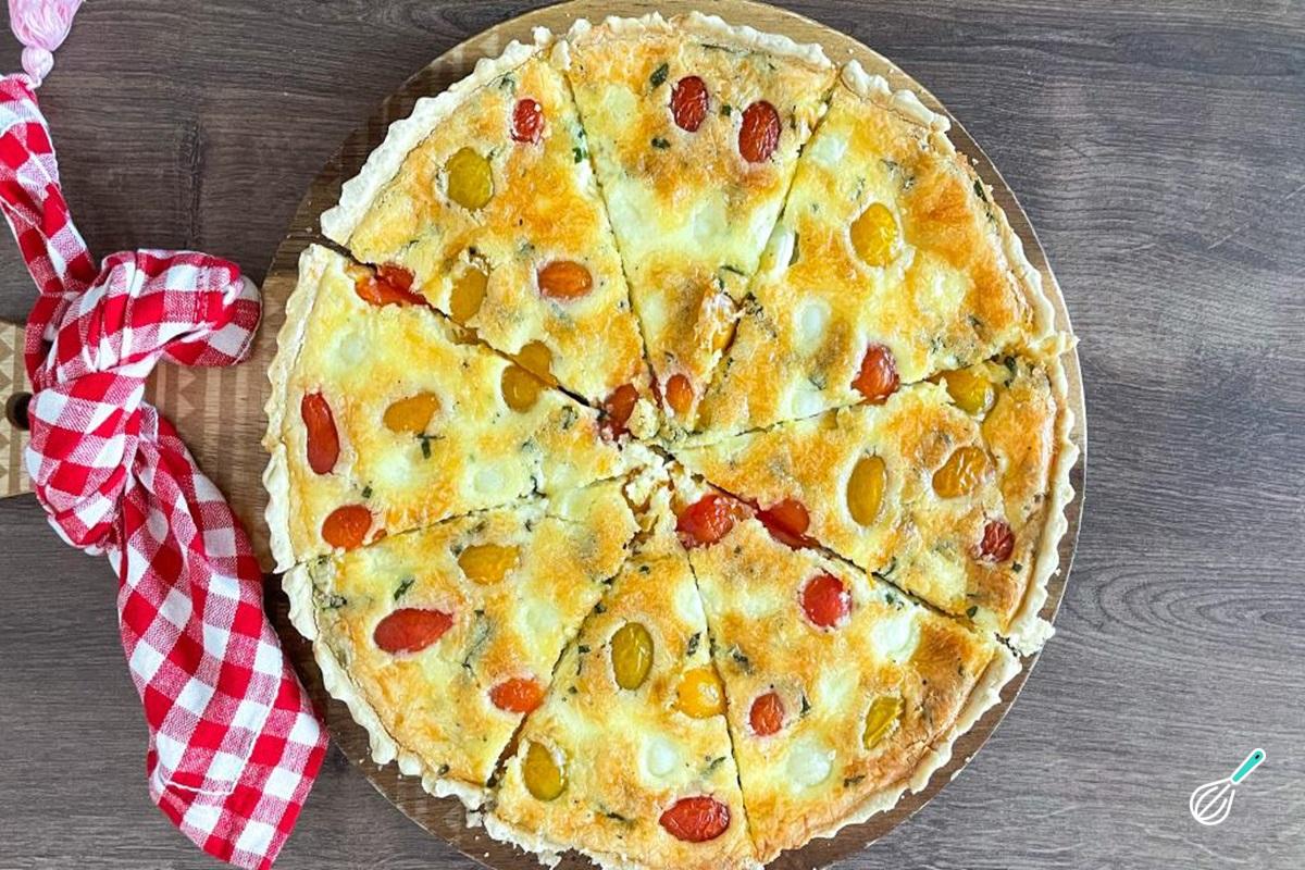 Receita de Quiche caprese