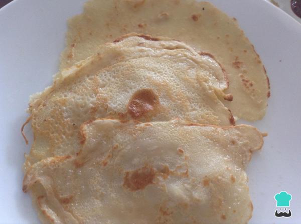 Receita de Crepes recheados com espinafres - Passo 8