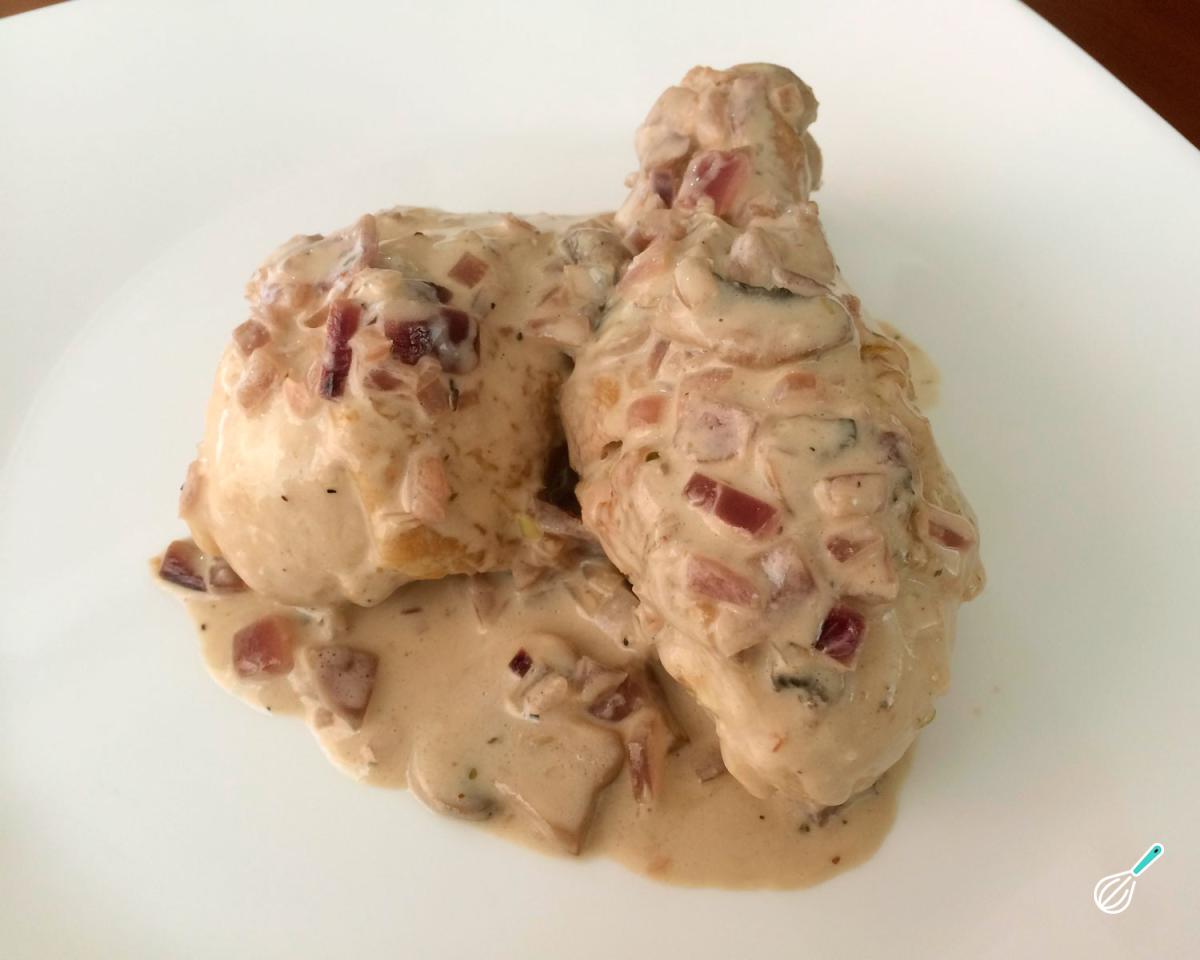 Receita de Frango fricassê simples