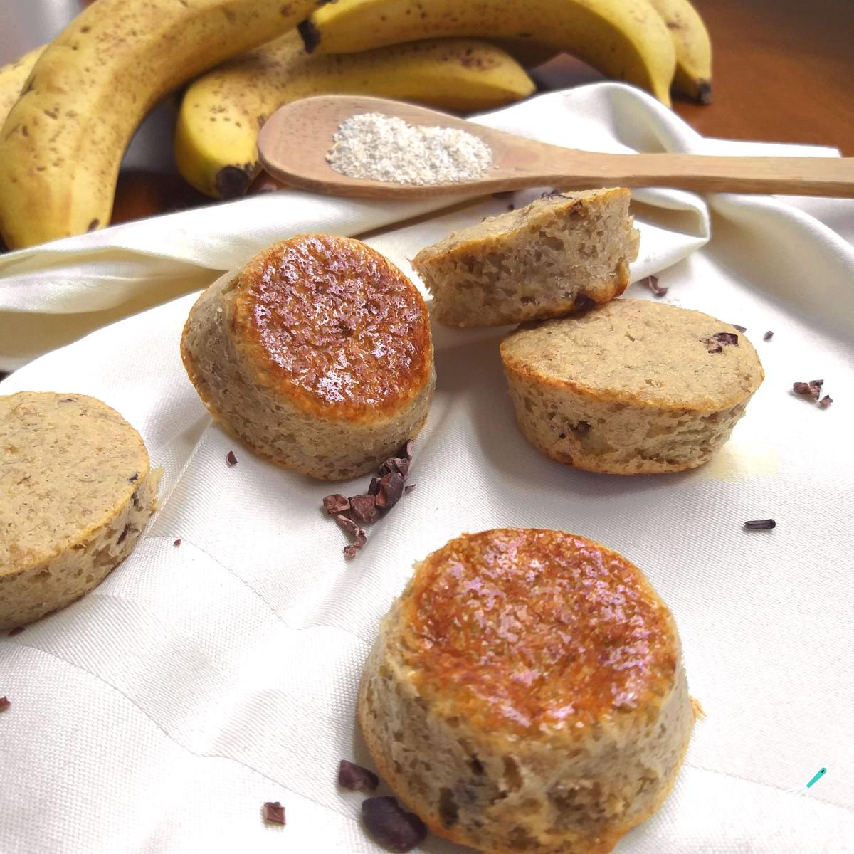 Receita de Bolo de banana com farelo de aveia