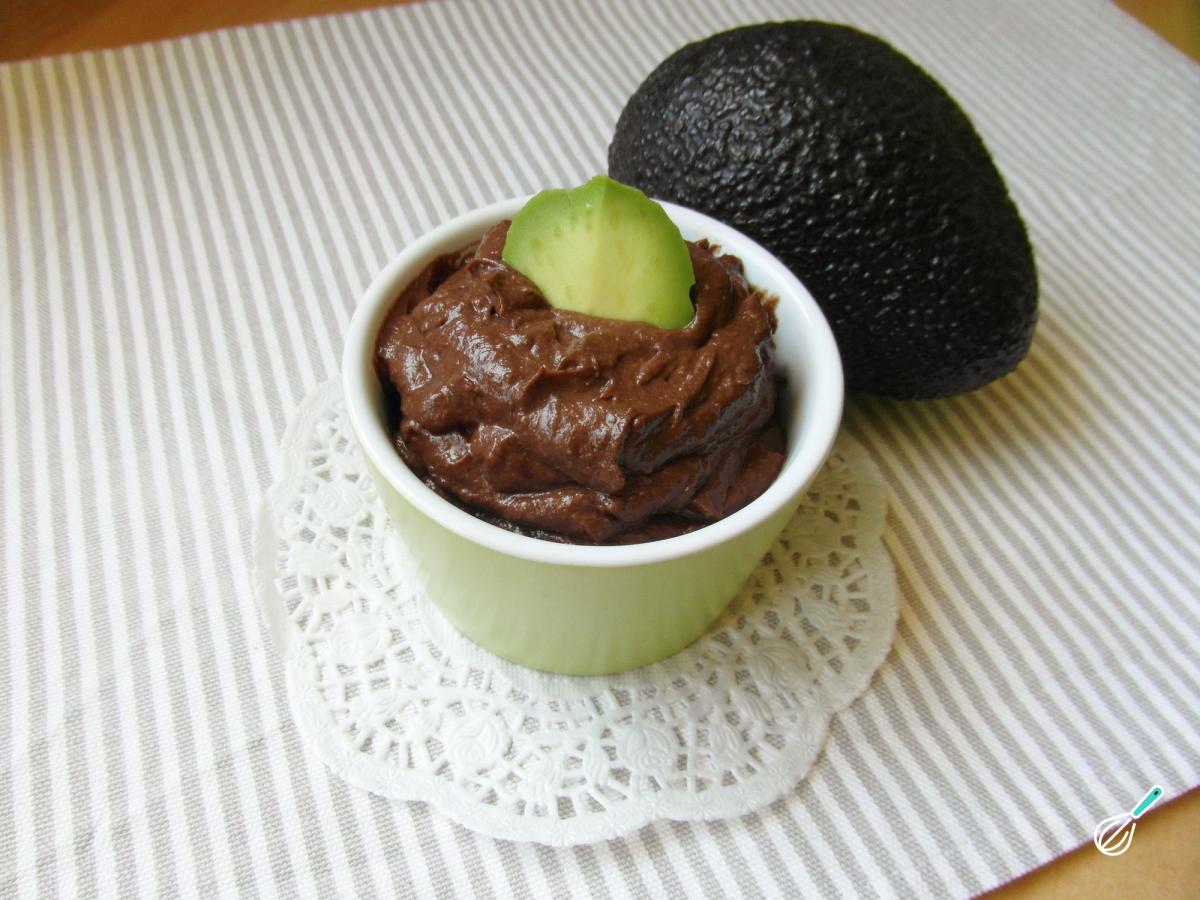 Receita de Mousse de chocolate e abacate