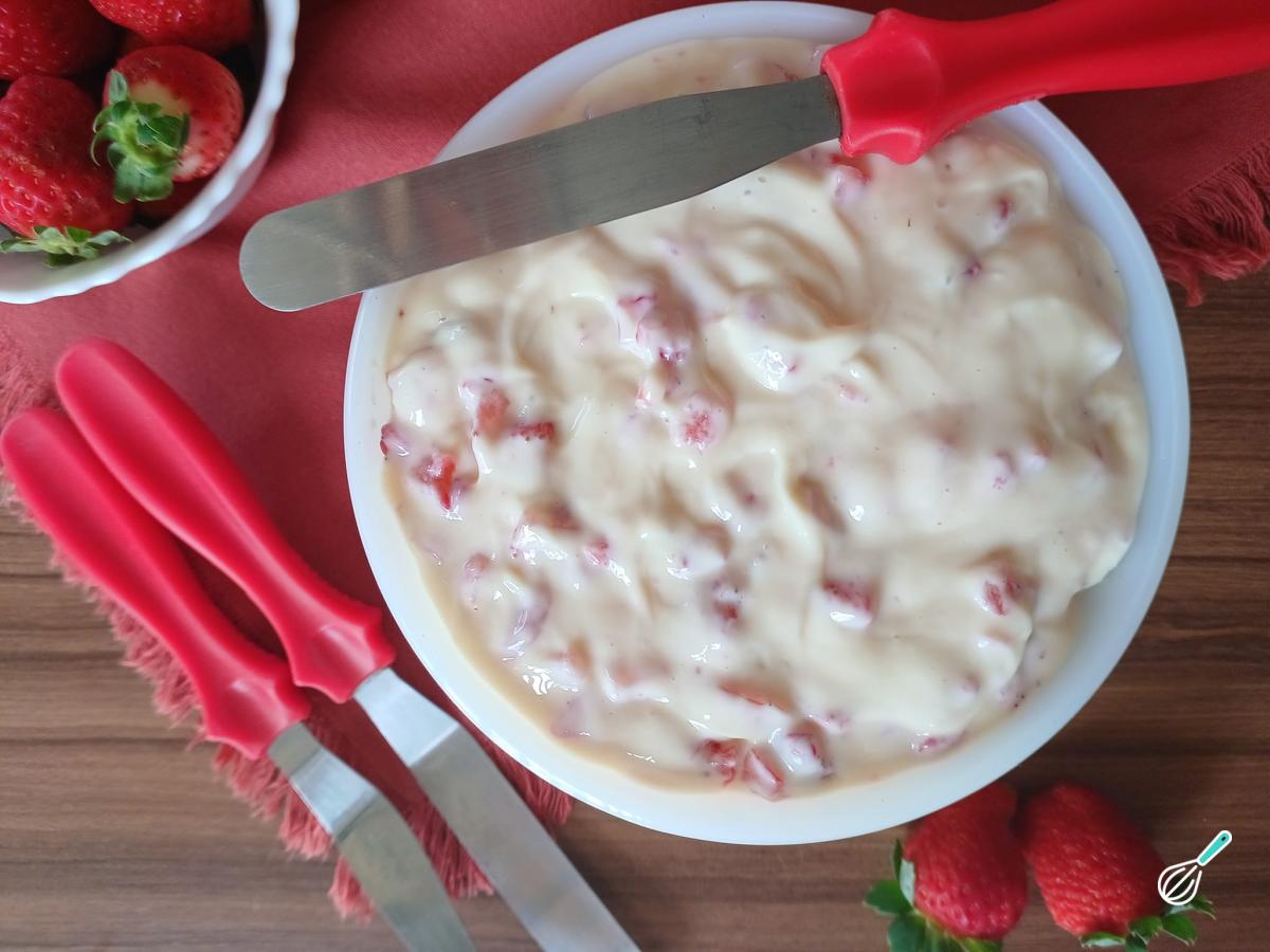 Receita de Recheio de morango para bolo