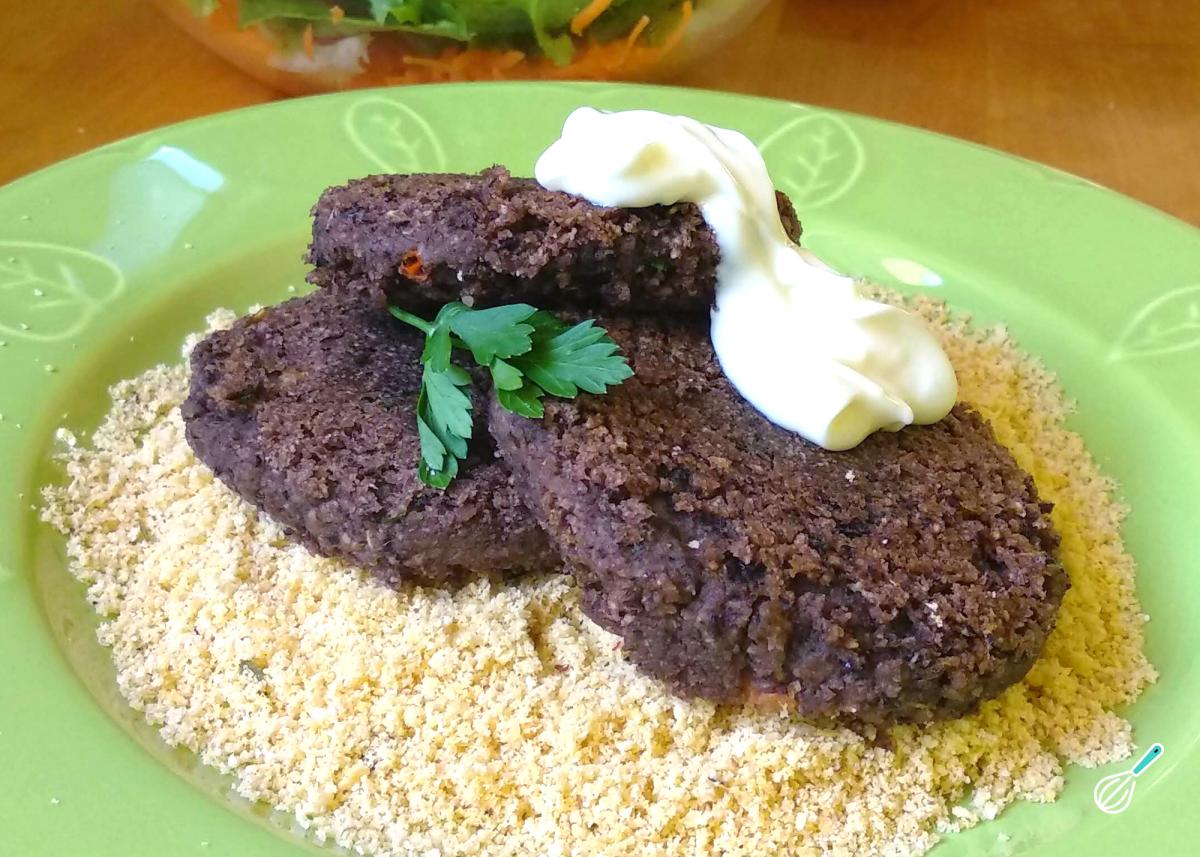 Receita de Hambúrguer de feijão preto