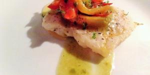 Receita de Bacalhau com molho verde