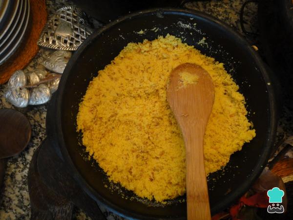Receita de Farofa de dendê - Passo 2