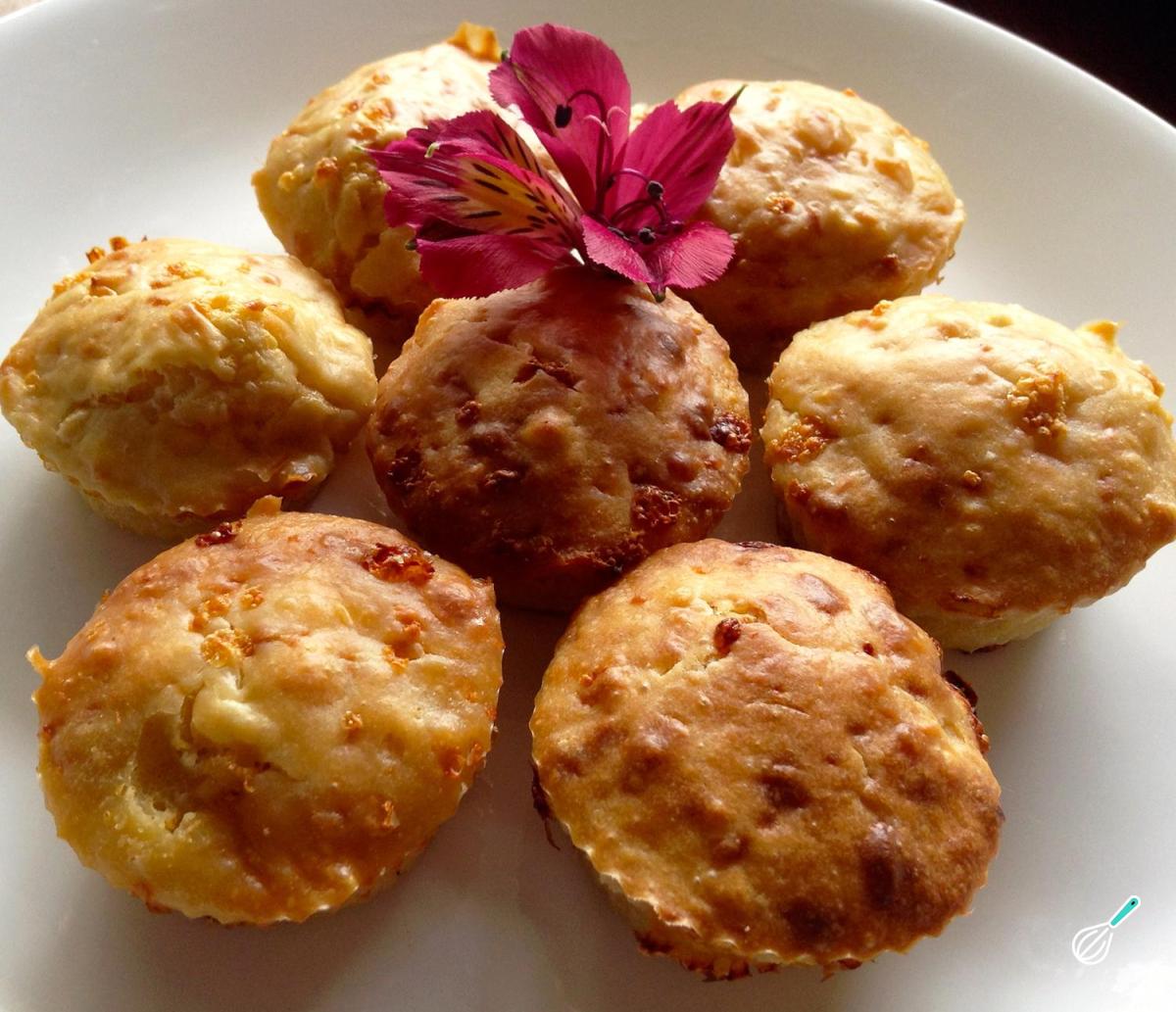 Receita de Muffin de queijo mussarela