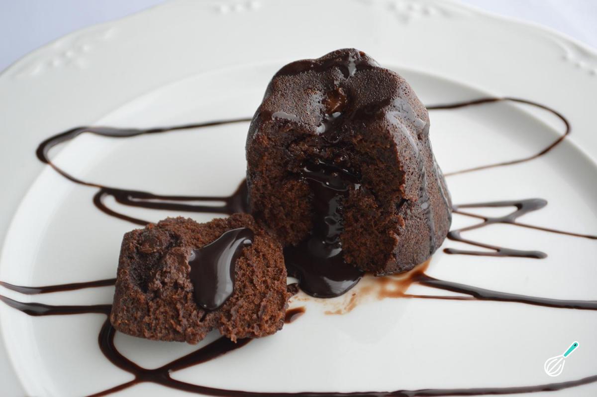 Receita de Petit gâteau de chocolate fácil