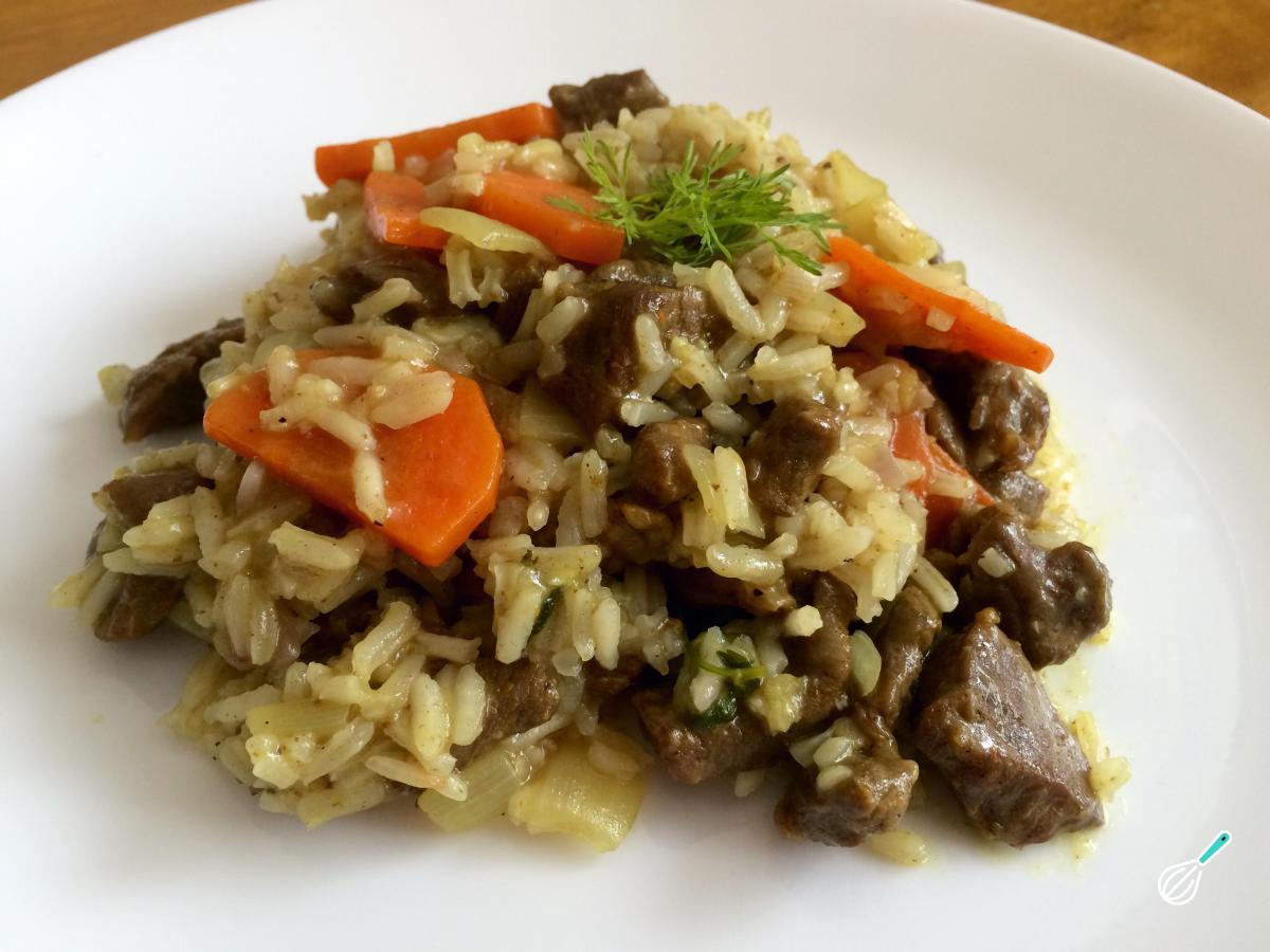 Receita de Arroz com cordeiro