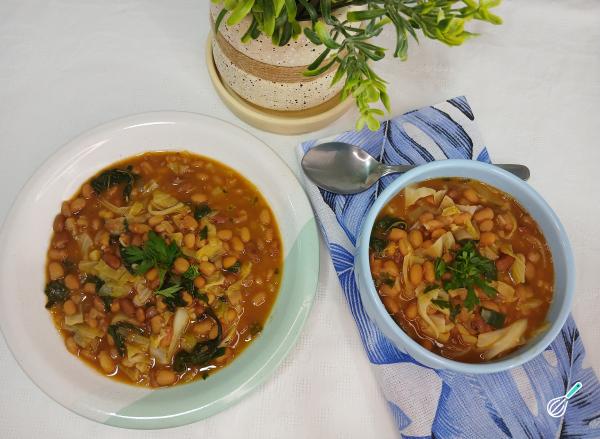 Receita de Feijão com verduras