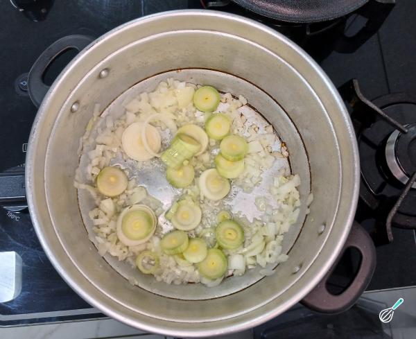 Receita de Feijão com verduras - Passo 3