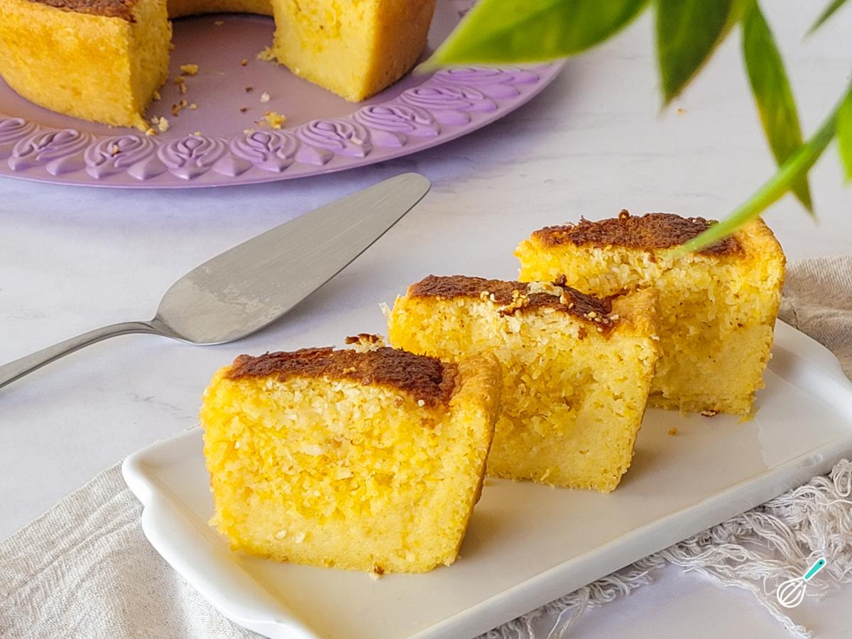 Receita de Bolo de milho de latinha com leite condensado